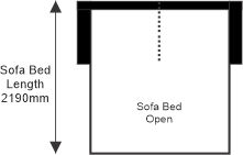 Sofa Bed Open