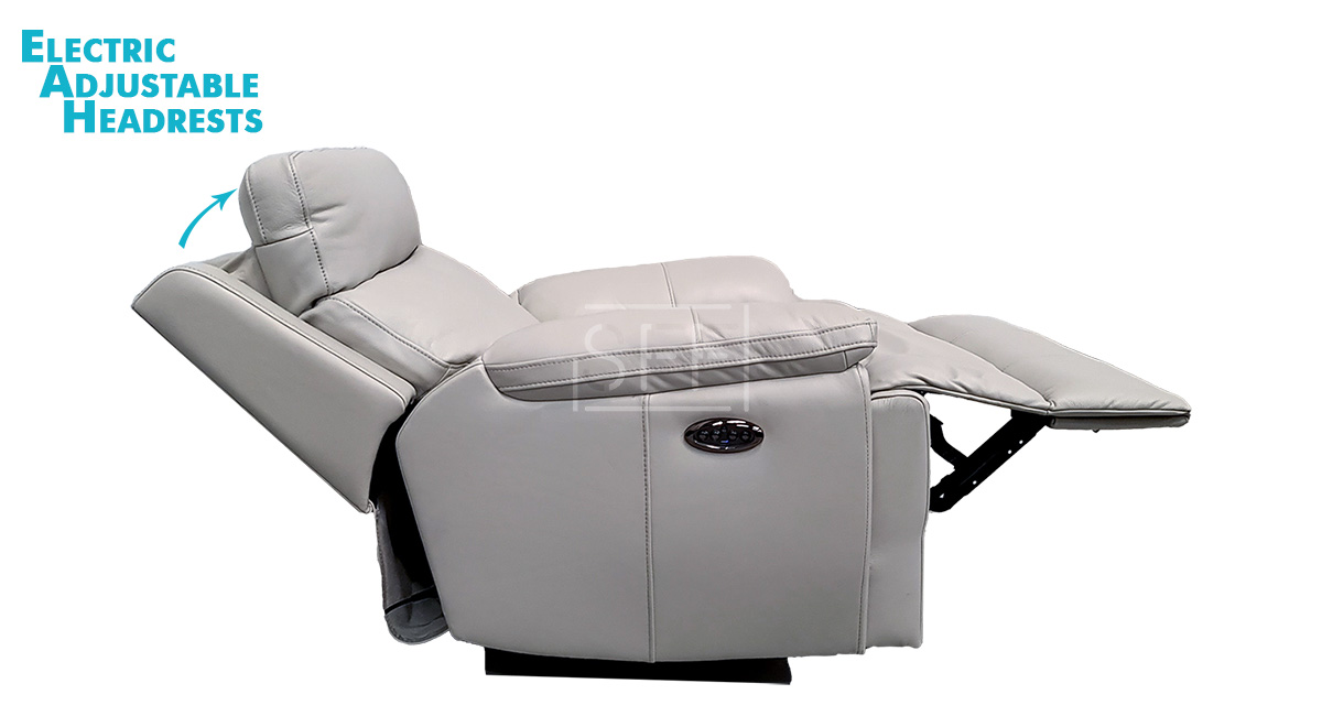 Murray 3 Seater Dual Motor Electric Recliners & 2x Dual Motor Electric